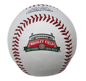 Wrigley Field Leather Baseball