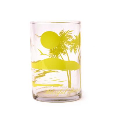 Cylindrical Glass Candleholder