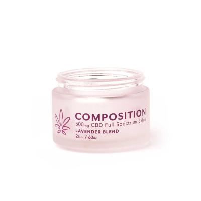 Cylindrical Glass Cosmetic Jar